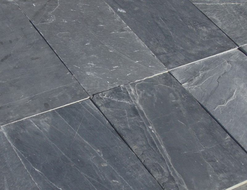 Natural Black Slate Stone for wall cladding, roofing, paving and flooring